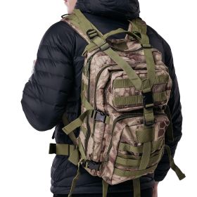 Military Tactical Backpacks Molle System camouflage Color multi-compartment and zippered closure pockets