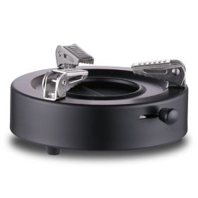 Adjustable Firepower Outdoor Portable Mini Alcohol Stove for Camping (Color: black, Type: Stoves)