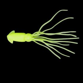 10pcs Simulation Small Squid Freshwater Lure Soft Bait; Various Colors Available (Color: Yellow)